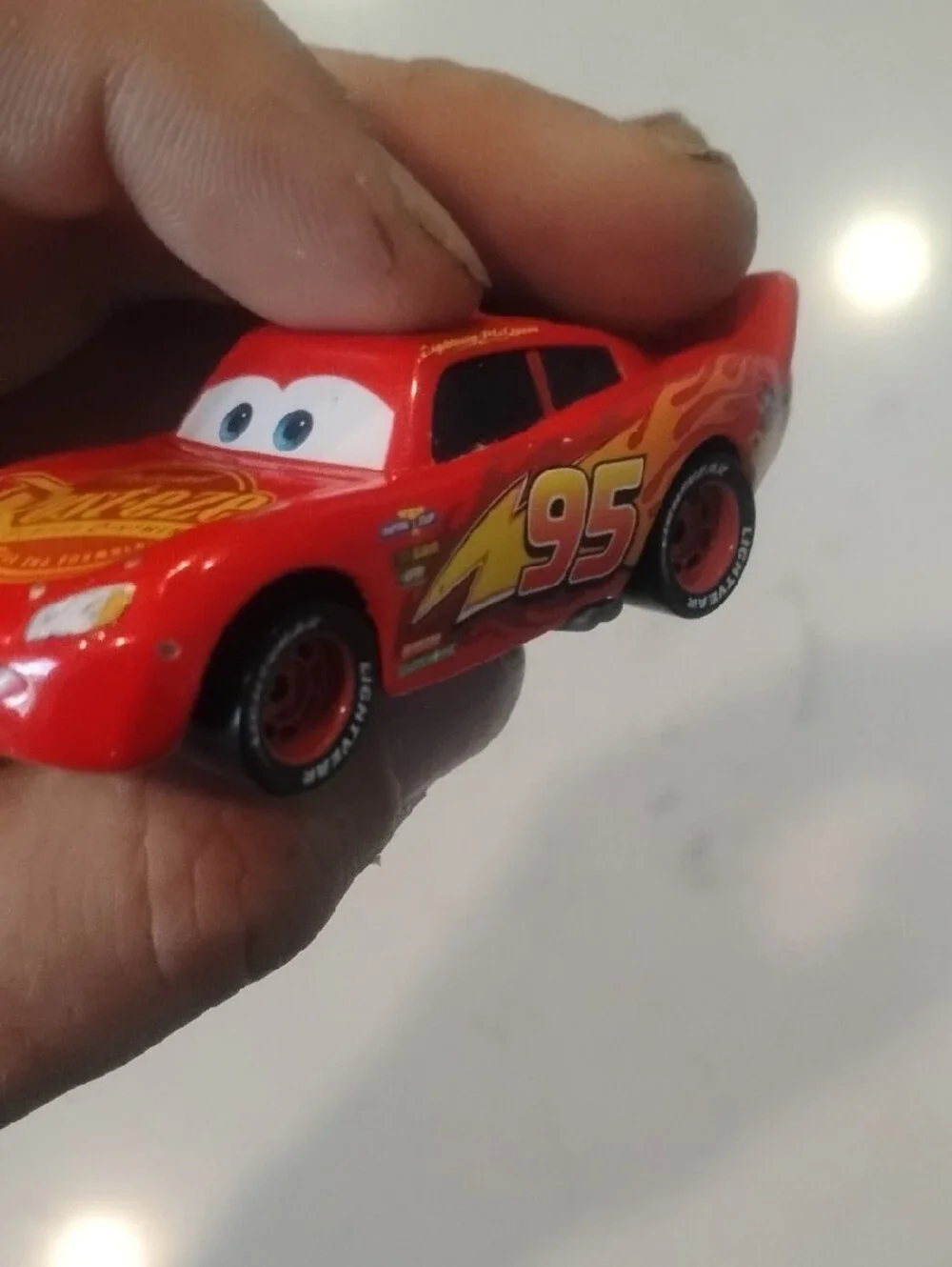 Cars Lightning McQueen Rust-eez Edition Die-Cast Toy Car - Red